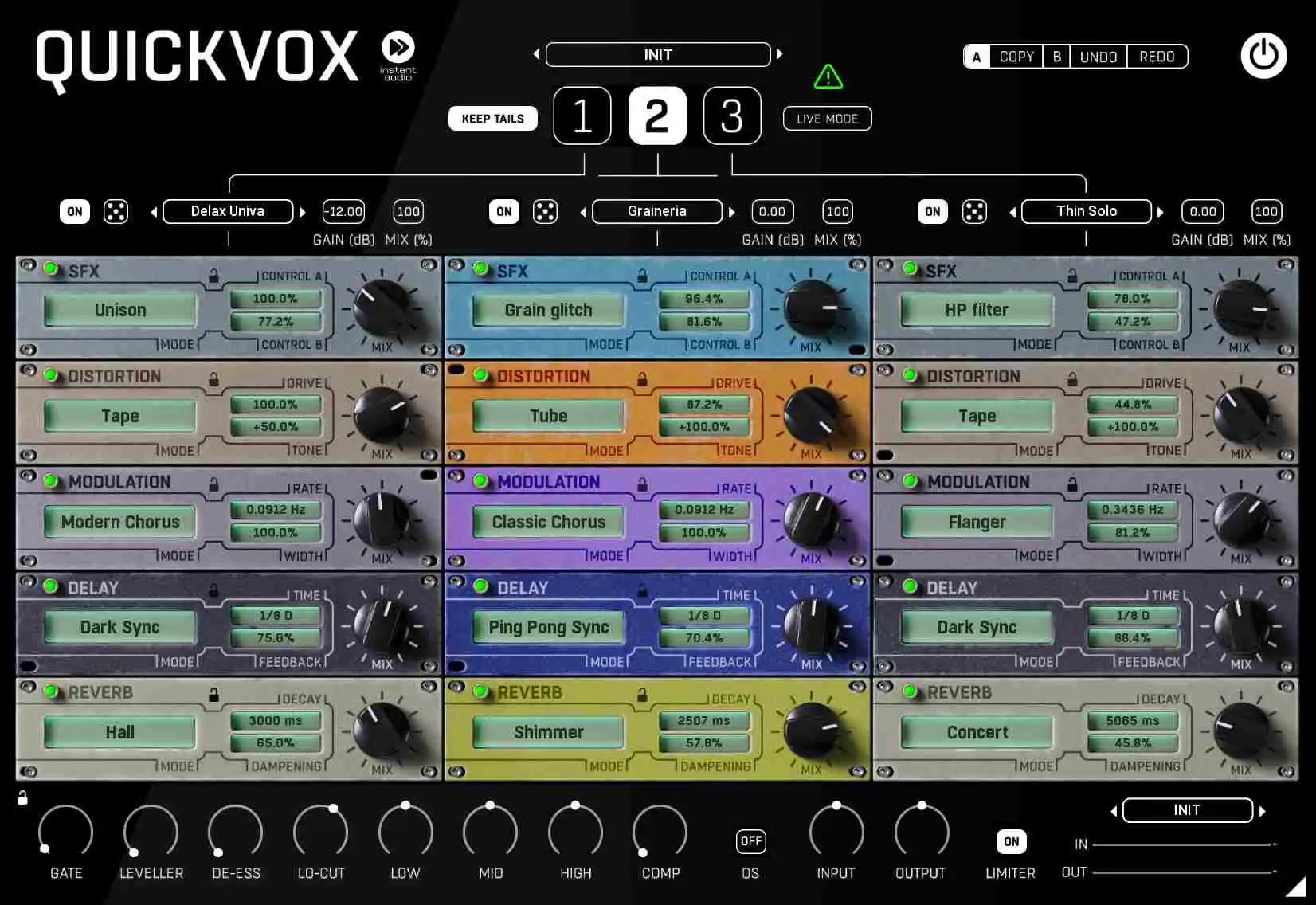 United Vocal Bundle QuickVox GUI