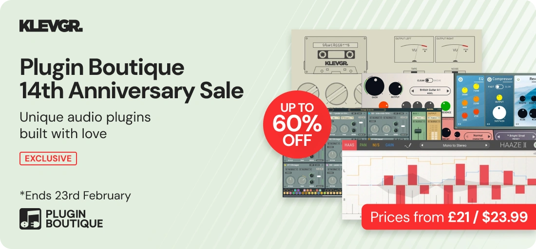 Klevgrand Plugin Boutique 14th Anniversary Sale (Exclusive)