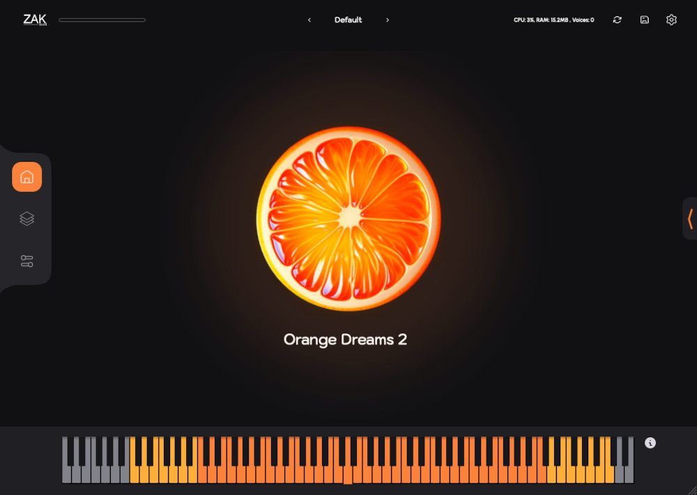 Orange Dreams 2 - GUI