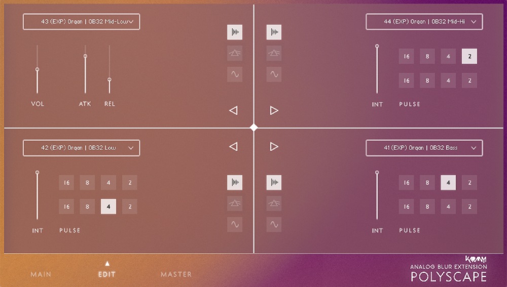 Polyscape Expansion: Analog Blur - UI (Back)