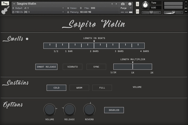 Sospiro Strings screenshot