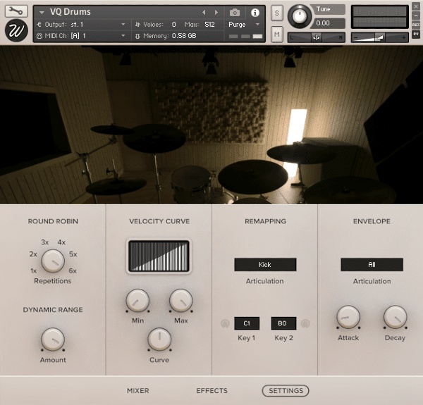 VQ Drums - Setting