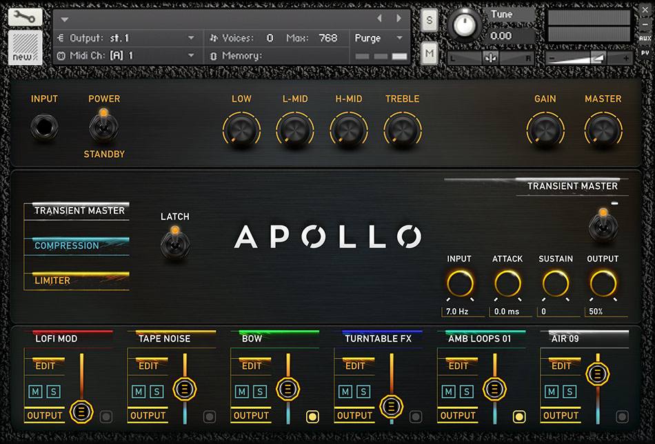 Vir2 Instruments Apollo: Cinematic Guitars - UI Image 3