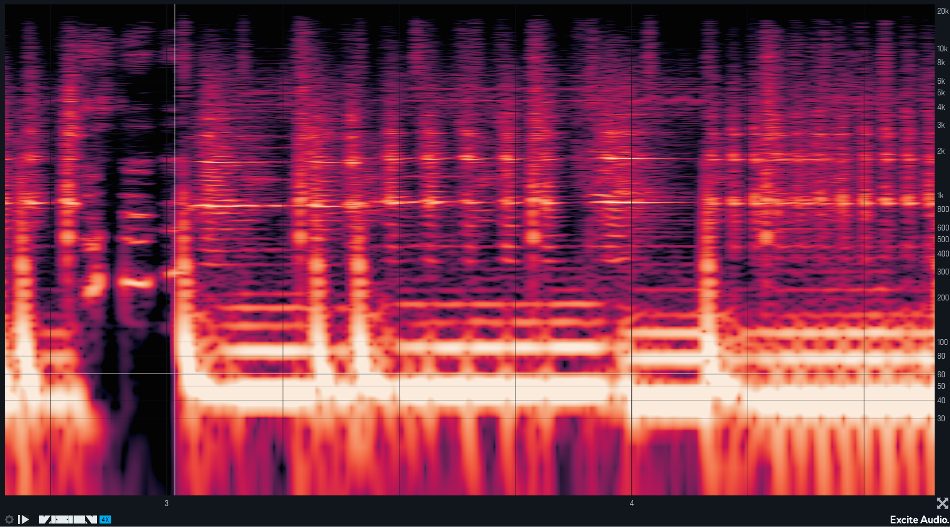 Excite Audio VISION 4X - Spectrogram