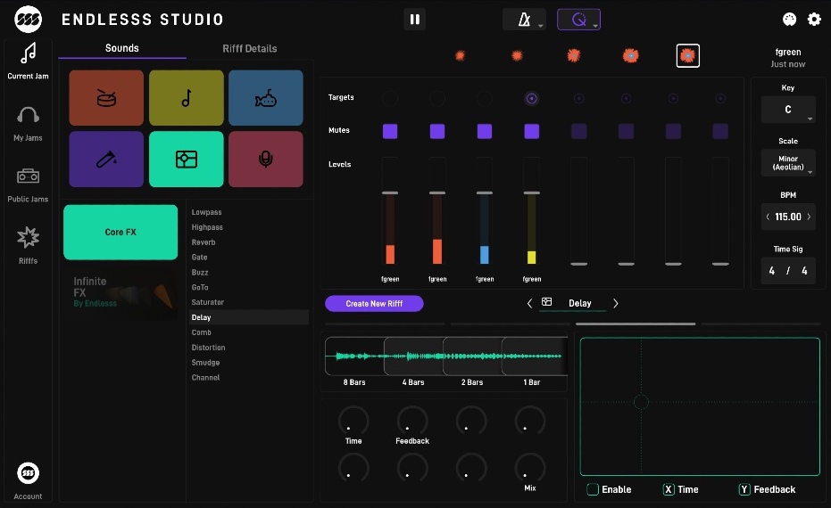 Endlesss Studio - UI - FX