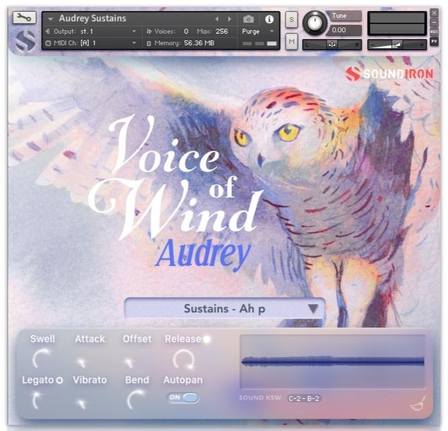 Soundiron Voice of Wind: Audrey - GUI