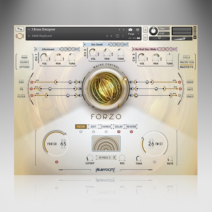 FORZO Modern Brass - User Interface (Brass Designer)