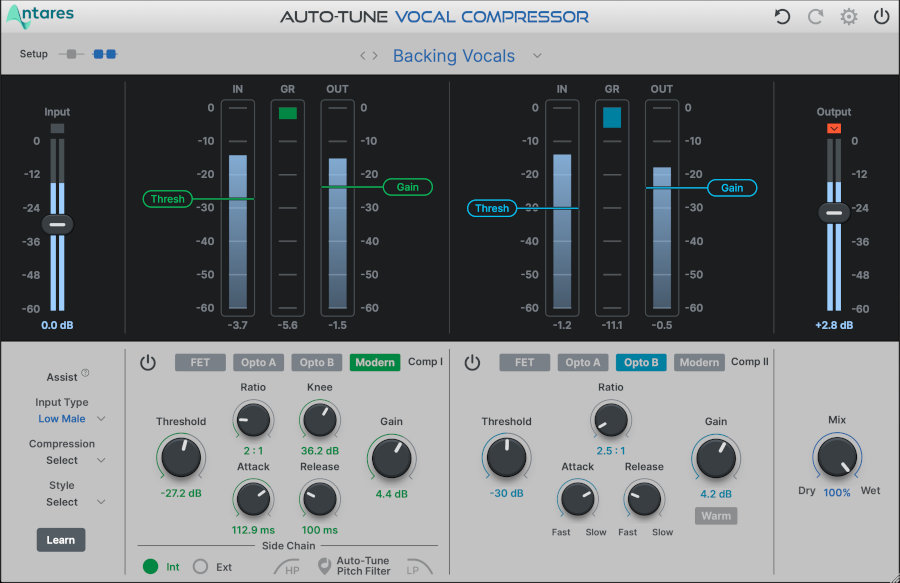 Antares Auto-Tune Vocal Compressor - Lite Default Modern