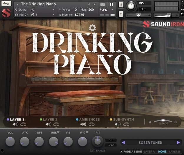 Soundiron The Drinking Piano - Main