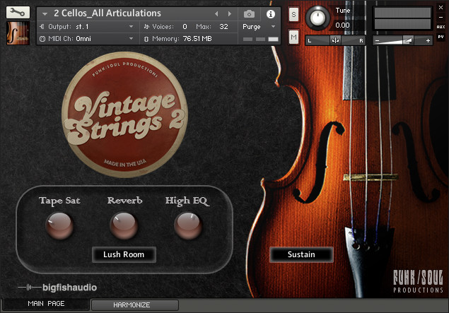 Vintage Strings 2 - UI 1