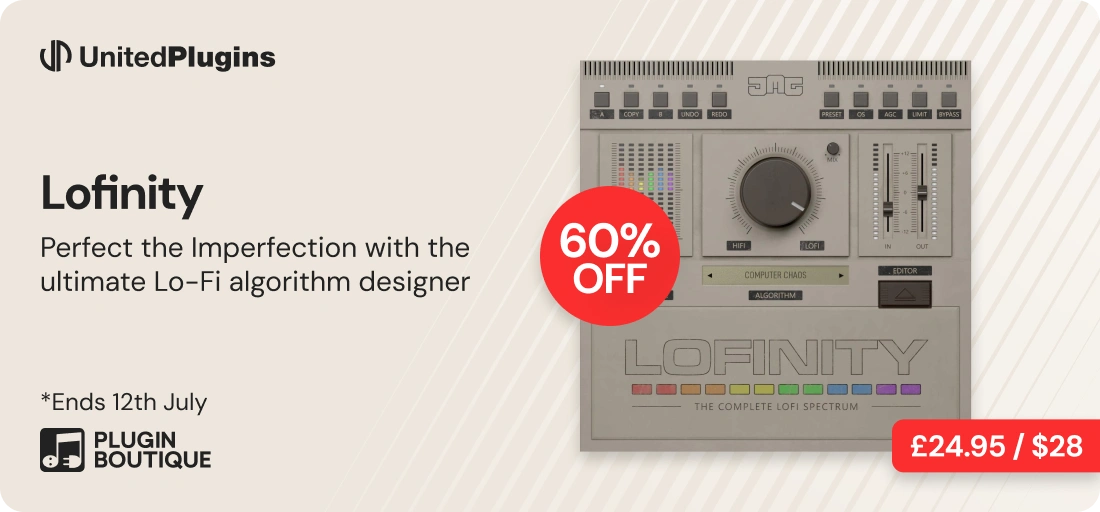 United Plugins Lofinity Plugin Of The Week Sale
