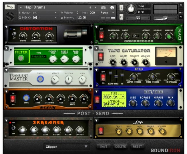 Soundiron Hapi Drums - UI - FX