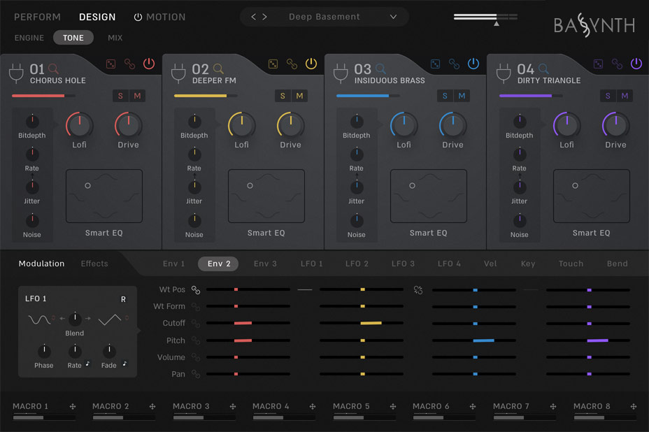 Bassynth - User Interface - Tone