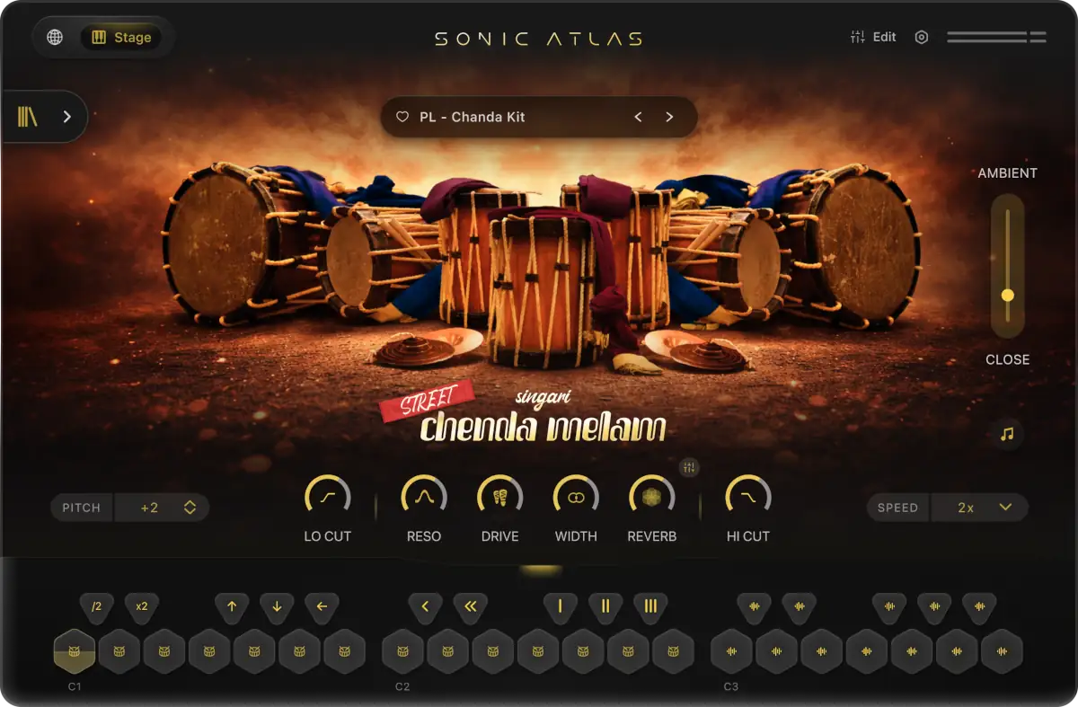 Sonic Atlas Expansion: Singari Chenda Melam Kit