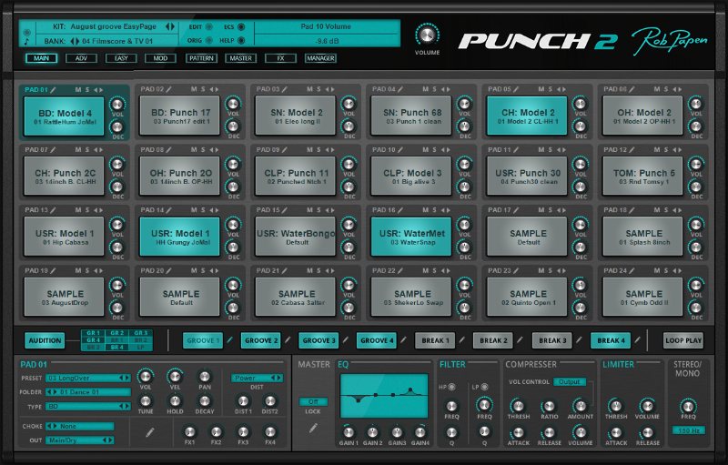 Rob Papen Punch 2 - User Interface