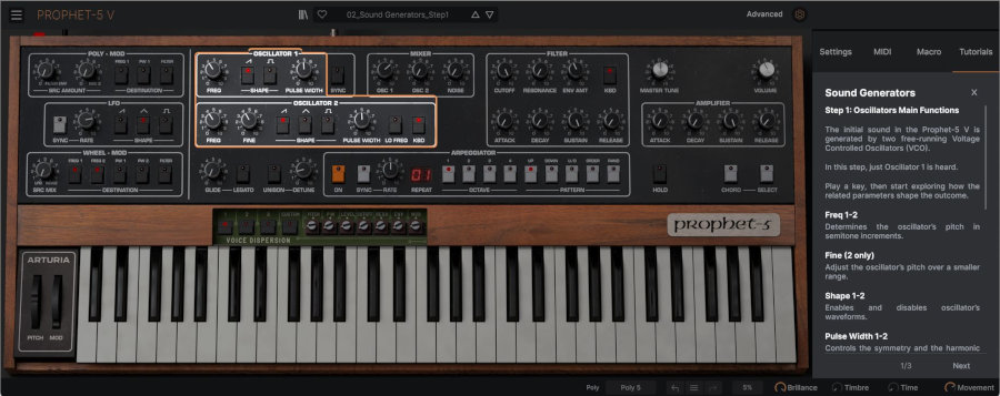 Prophet 5 V - Tutorials