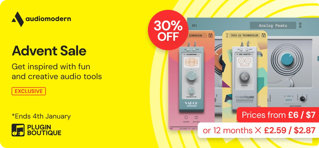 Audiomodern Advent Sale (Exclusive)