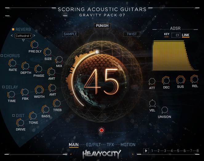 Heavyocity Gravity Scoring Acoustic Guitars - UI 1