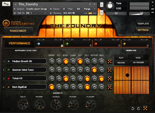 Big Fish Audio The Foundry - GUI 3