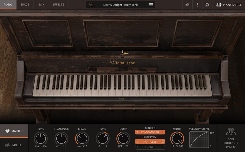 Pianoverse - Liberty Upright - GUI