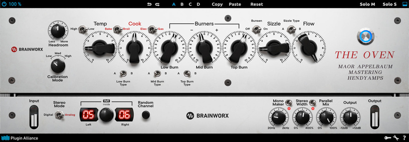 Brainworx Maor Appelbaum Mastering & Hendyamps THE OVEN