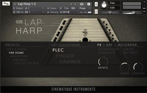 Lap Harp v1.5