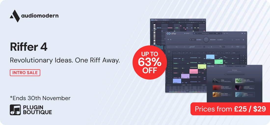 Audiomodern Riffer 4 Intro Sale