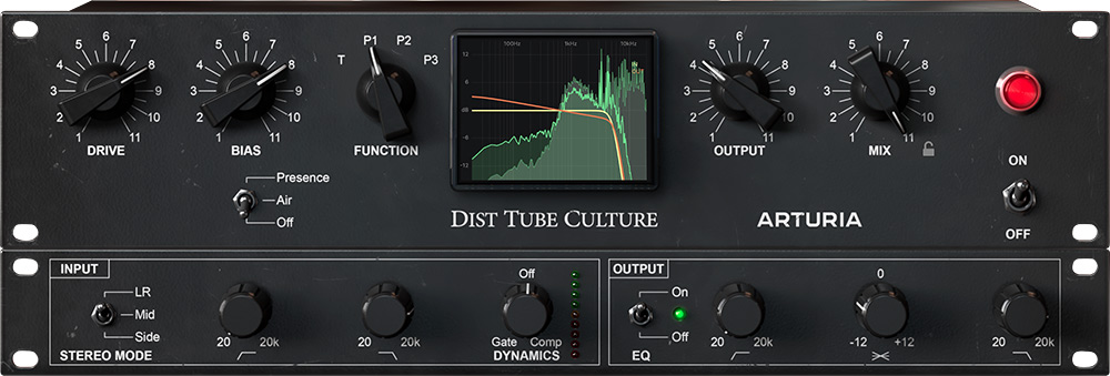 Arturia Dist TUBE-CULTURE - User Interface