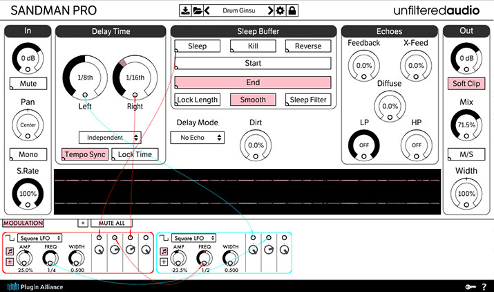 Unfiltered Audio Sandman Pro - UI 2
