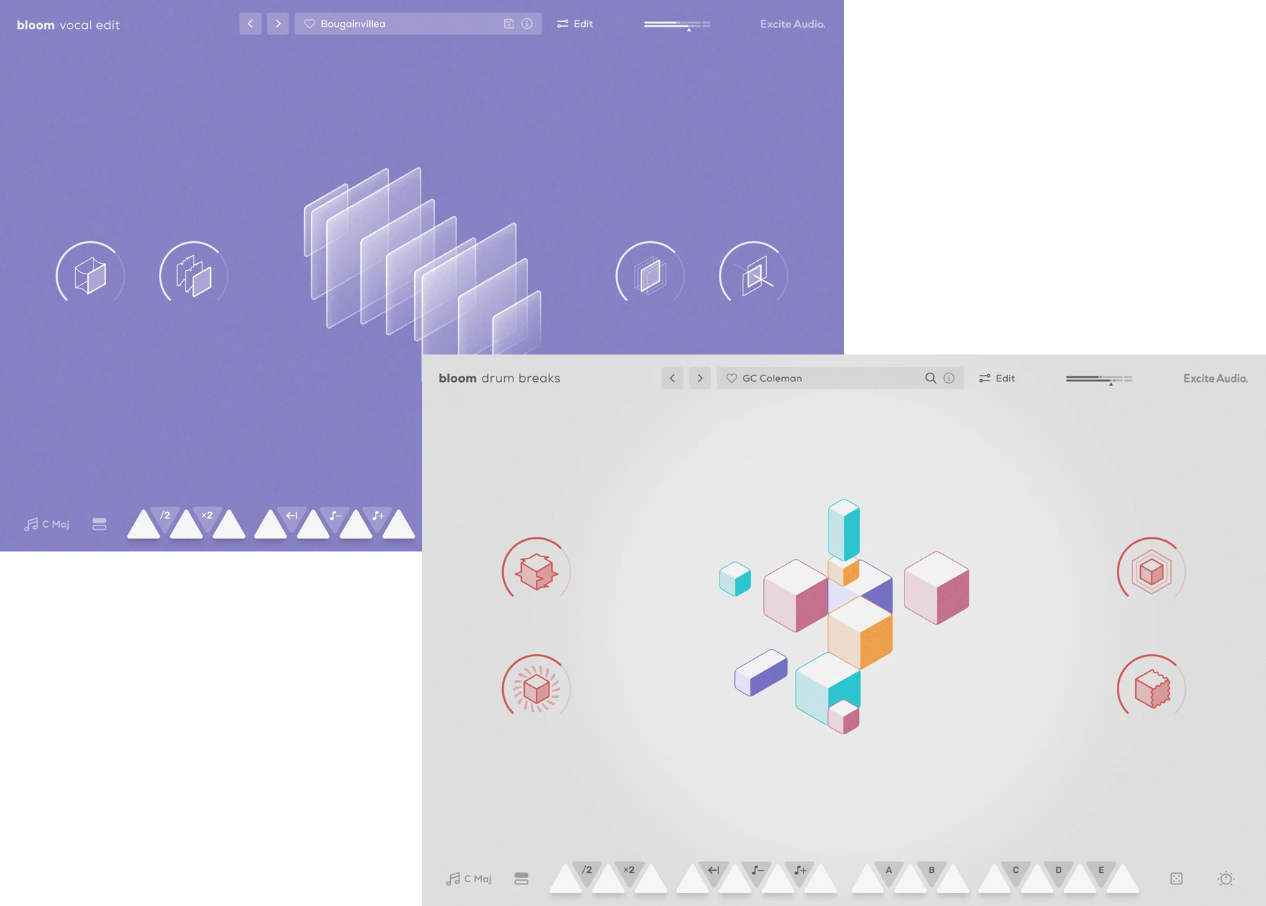 Excite Audio Bloom Drum Breaks Lite & Bloom Vocal Edit Lite Bundle