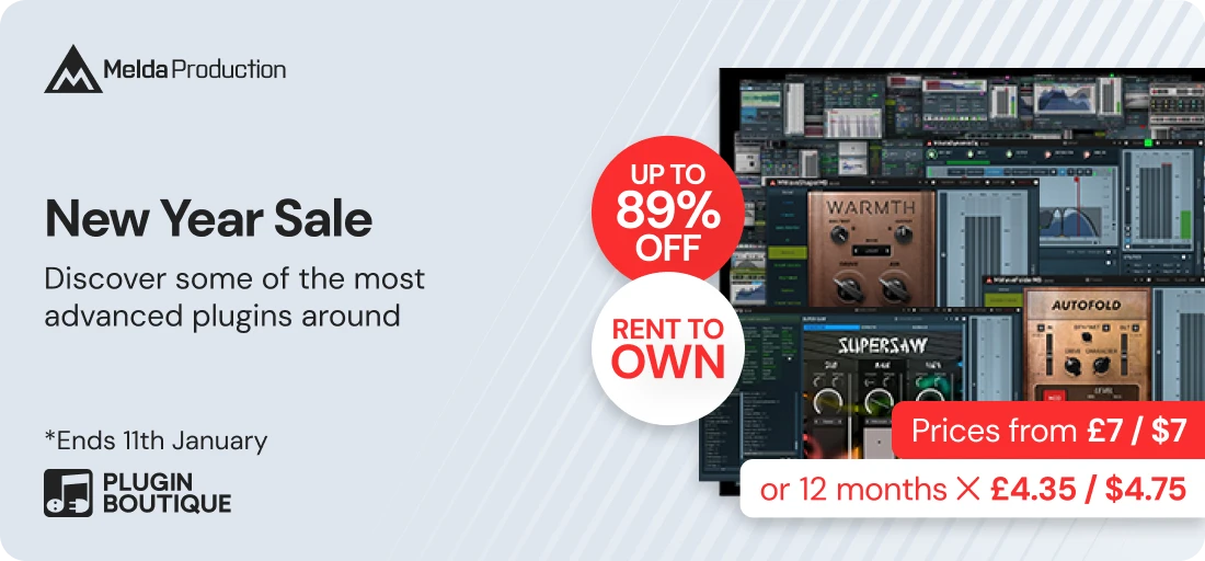 MeldaProduction New Year Sale