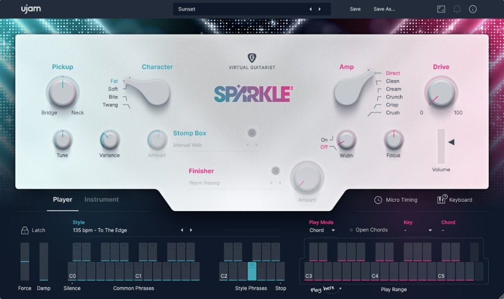 ujam Virtual Guitarist SPARKLE 2