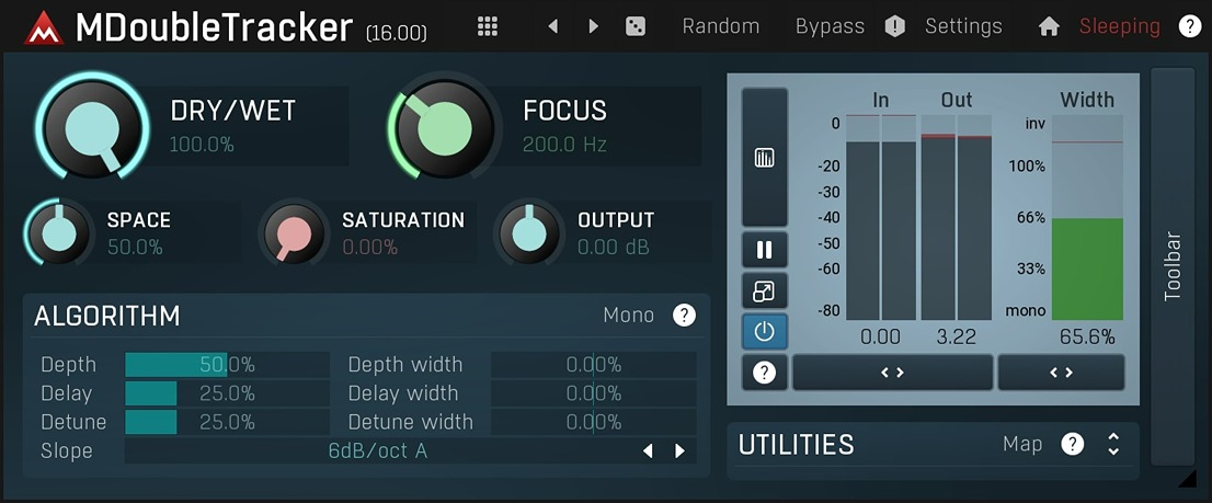 MDoubleTracker - User Interface