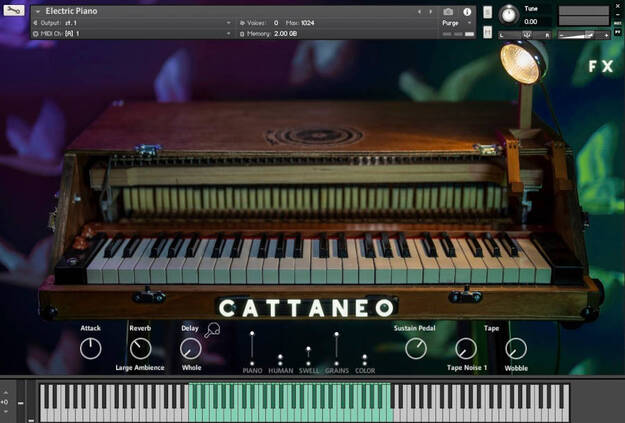 Cattaneo Electric Piano screenshot
