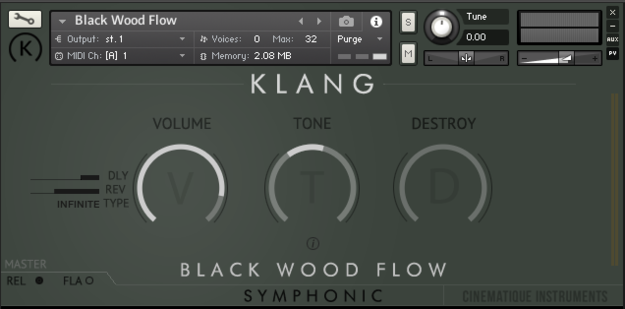 SYMPHONIC: Black Wood Flow screenshot
