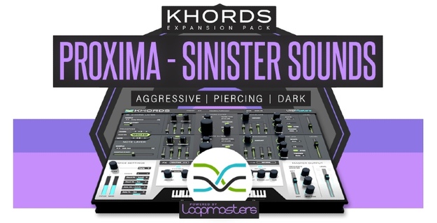 KHORDS Expansion Pack: Proxima Sinister Sounds interface