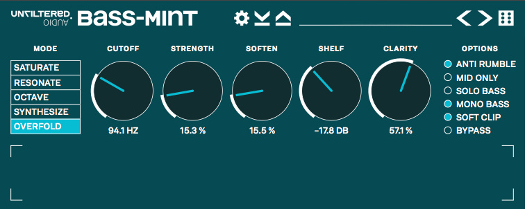 Unfiltered Audio BAss-Mint - UI 2