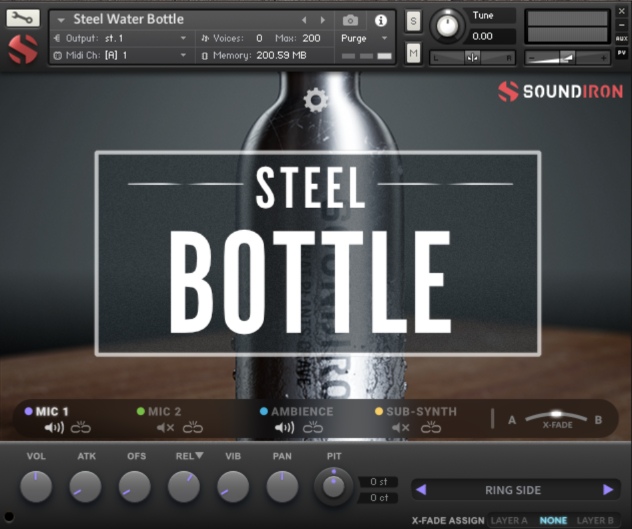Walkthrough: Steel Water Bottle - Main UI