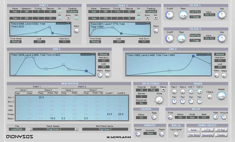 Dionysos User Interface