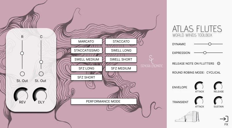 Sonora Cinematic Atlas Flutes - GUI