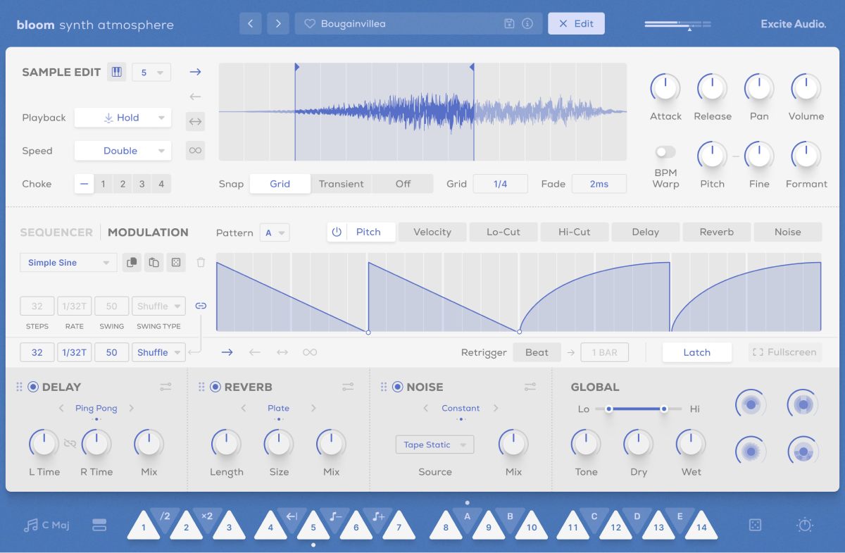 Bloom Synth Atmosphere - Edit Page Modulation