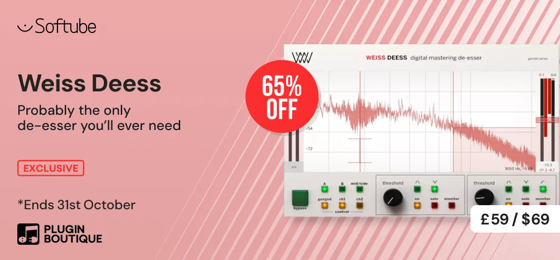 Softube Weiss Deess Analog Emulations Sale (Exclusive)