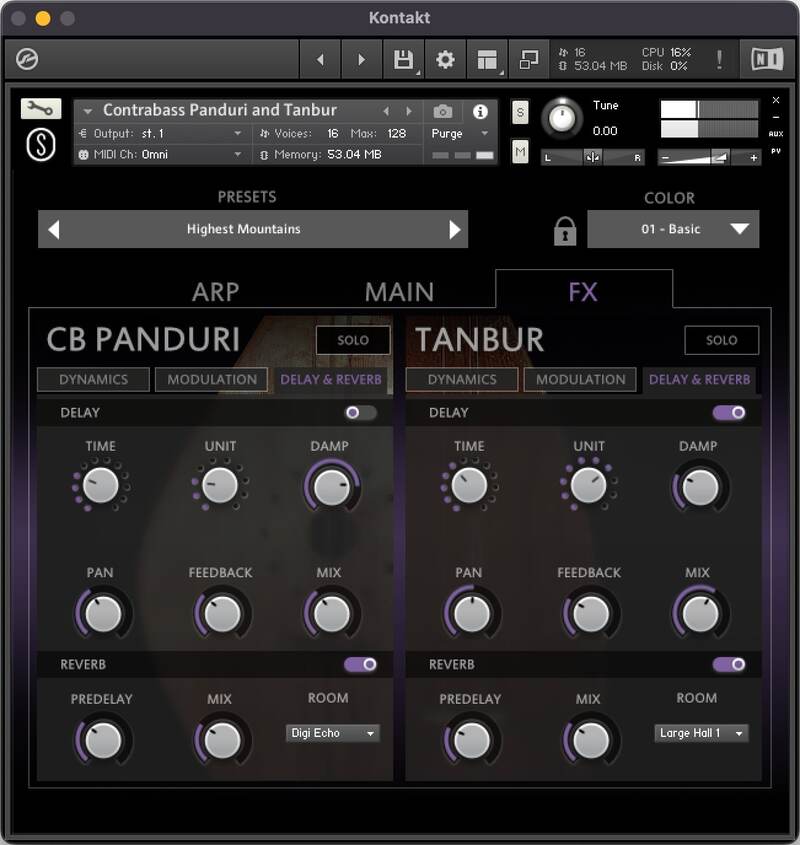 Sonuscore Origins Vol.10: Contrabass Panduri & Tanbur - FX