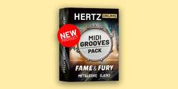 Hertz Drums 2 Fame & Fury MIDI Grooves Pack | Black Friday Early Access Sale