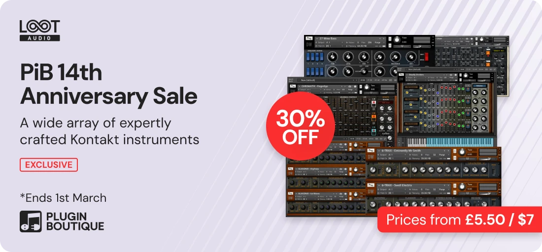 Loot Audio x PIugin Boutique 14th Anniversary Sale (Exclusive)