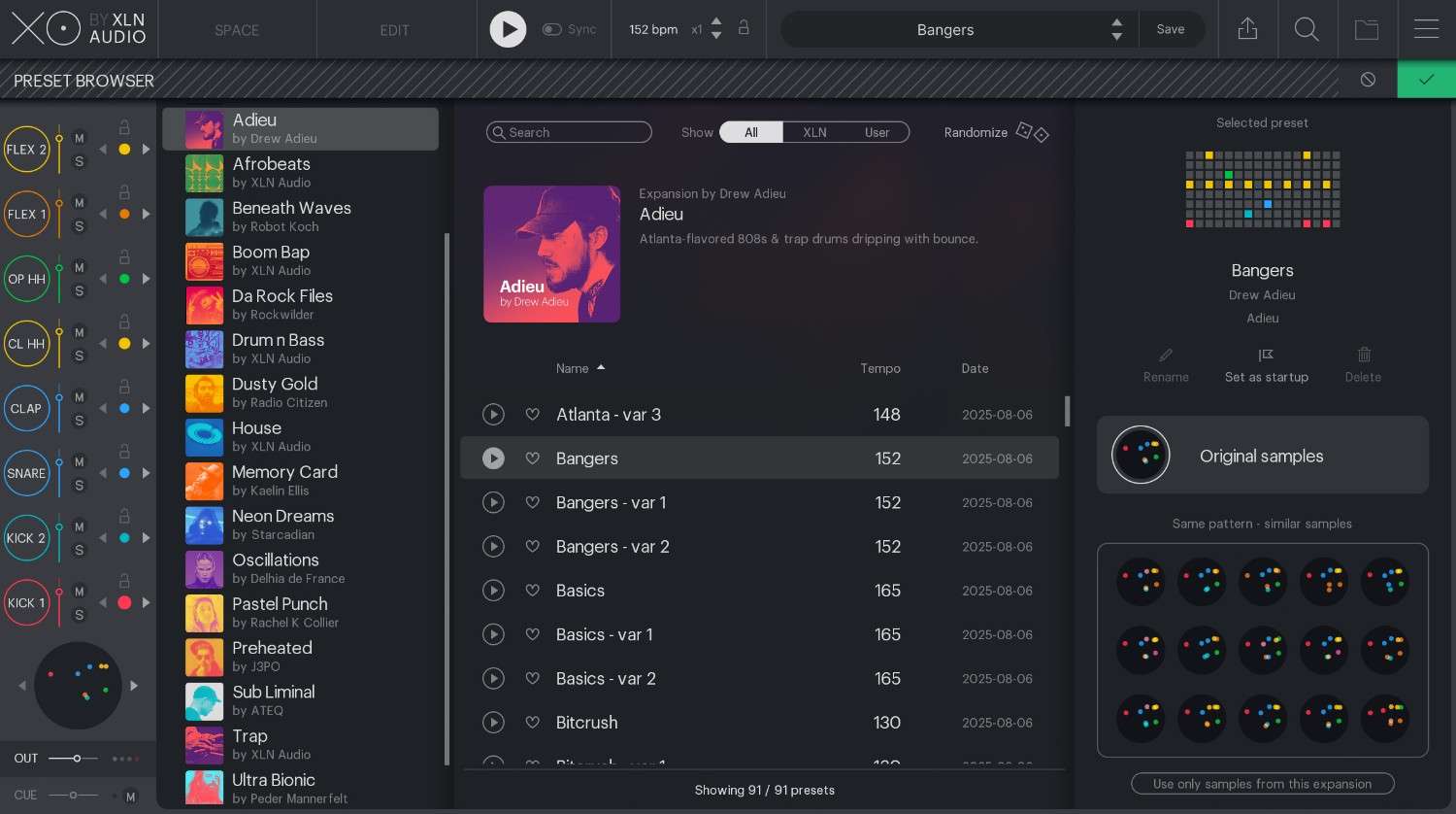 XO Expansion: Adieu by Drew Adieu