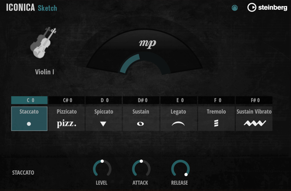 Iconica Sketch - GUI