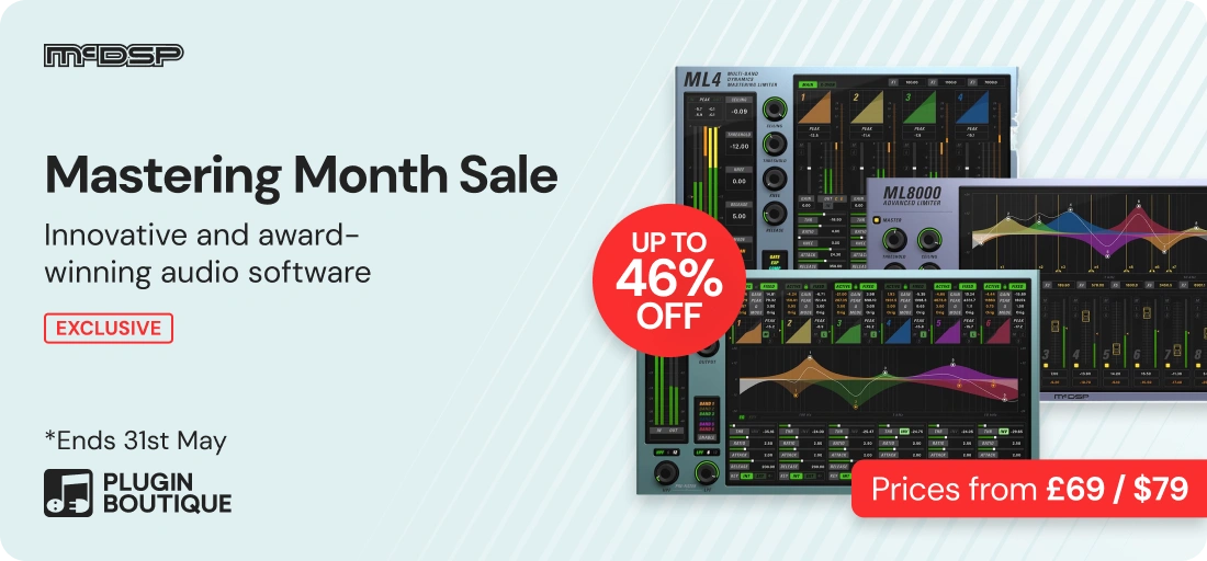 McDSP Mastering Month Sale (Exclusive)