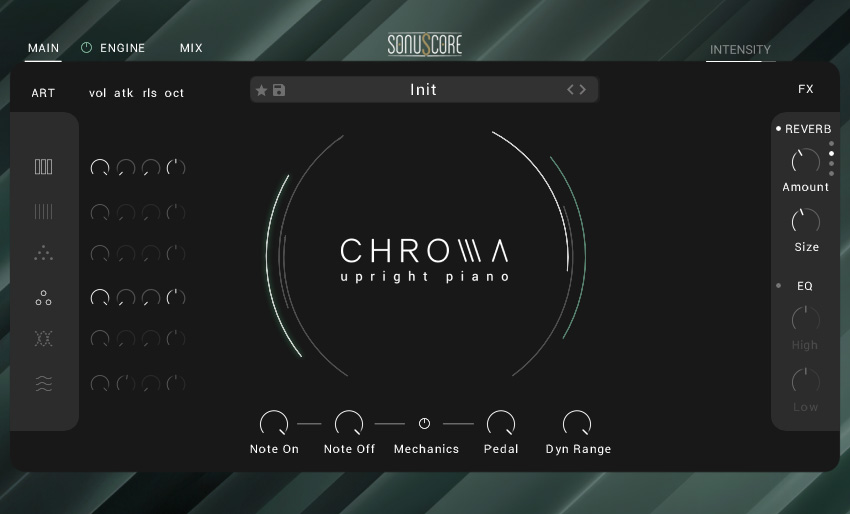 CHROMA - Upright Piano - Main Page