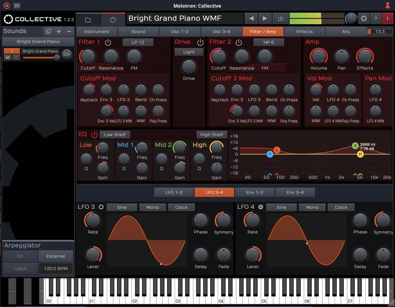 Tracktion Collective - LFO GUI